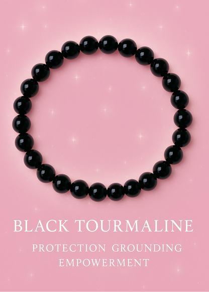 Black Tourmaline Bracelet To Protection & Ground Your Energy