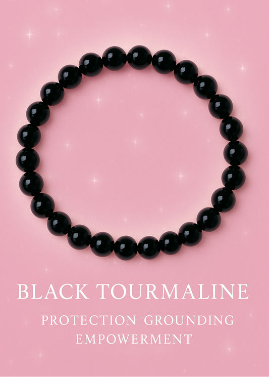 Black Tourmaline Bracelet To Protection & Ground Your Energy