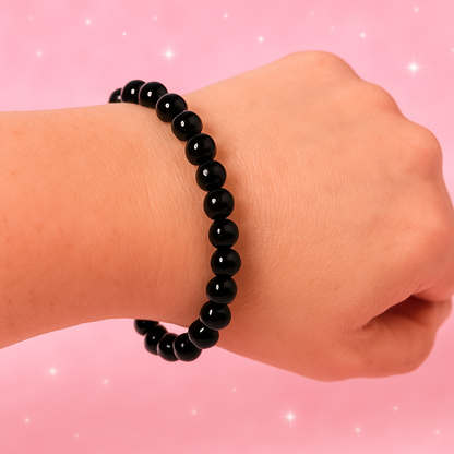 Black Tourmaline Bracelet To Protection & Ground Your Energy