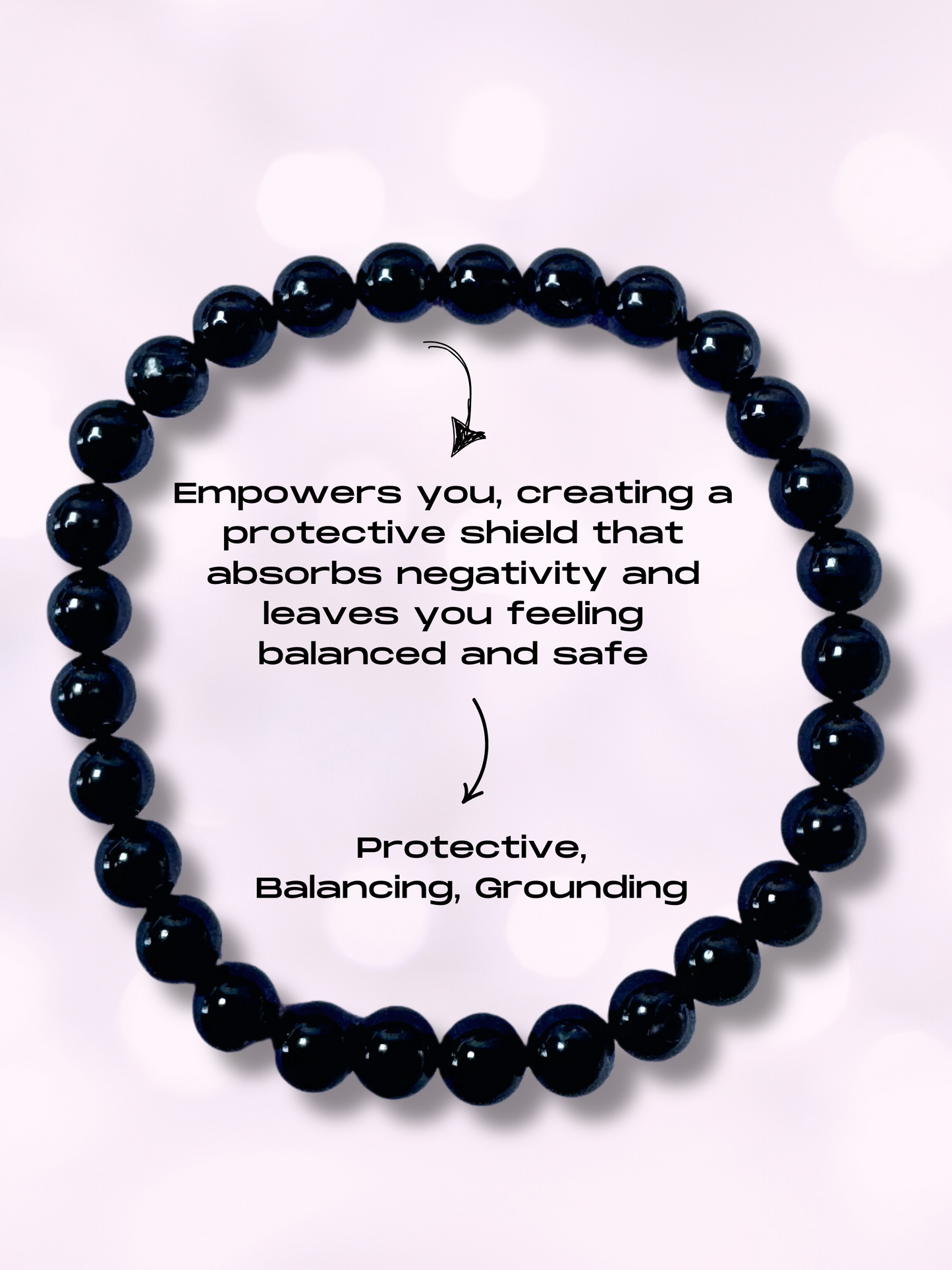 Black Tourmaline Bracelet To Protection & Ground Your Energy