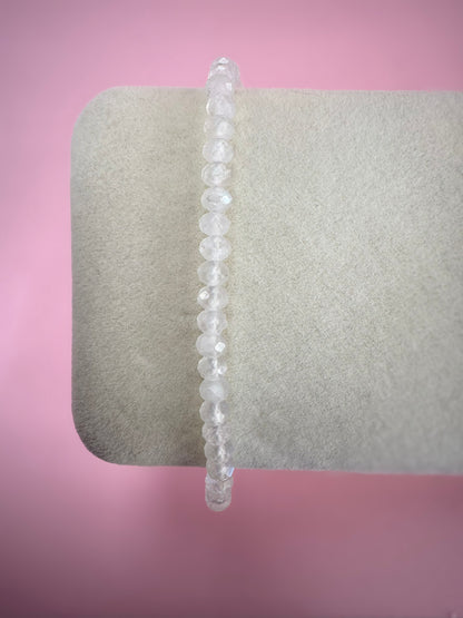 Faceted Moonstone Bracelet to Help You Flow, Not Force