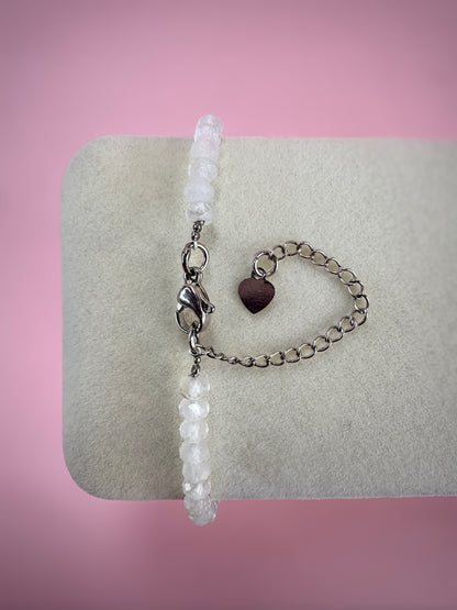 Faceted Moonstone Bracelet to Help You Flow, Not Force