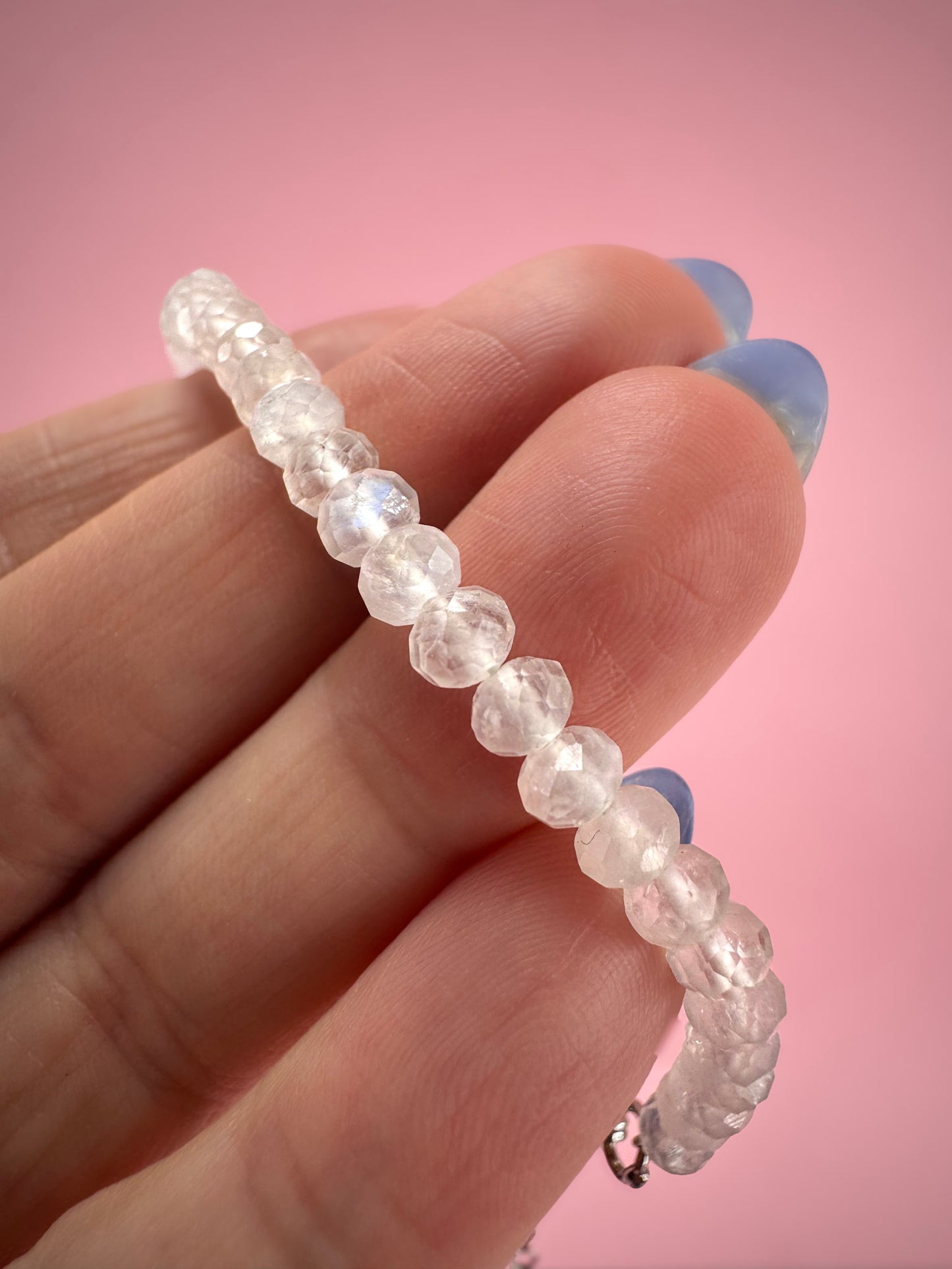 Faceted Moonstone Bracelet to Help You Flow, Not Force
