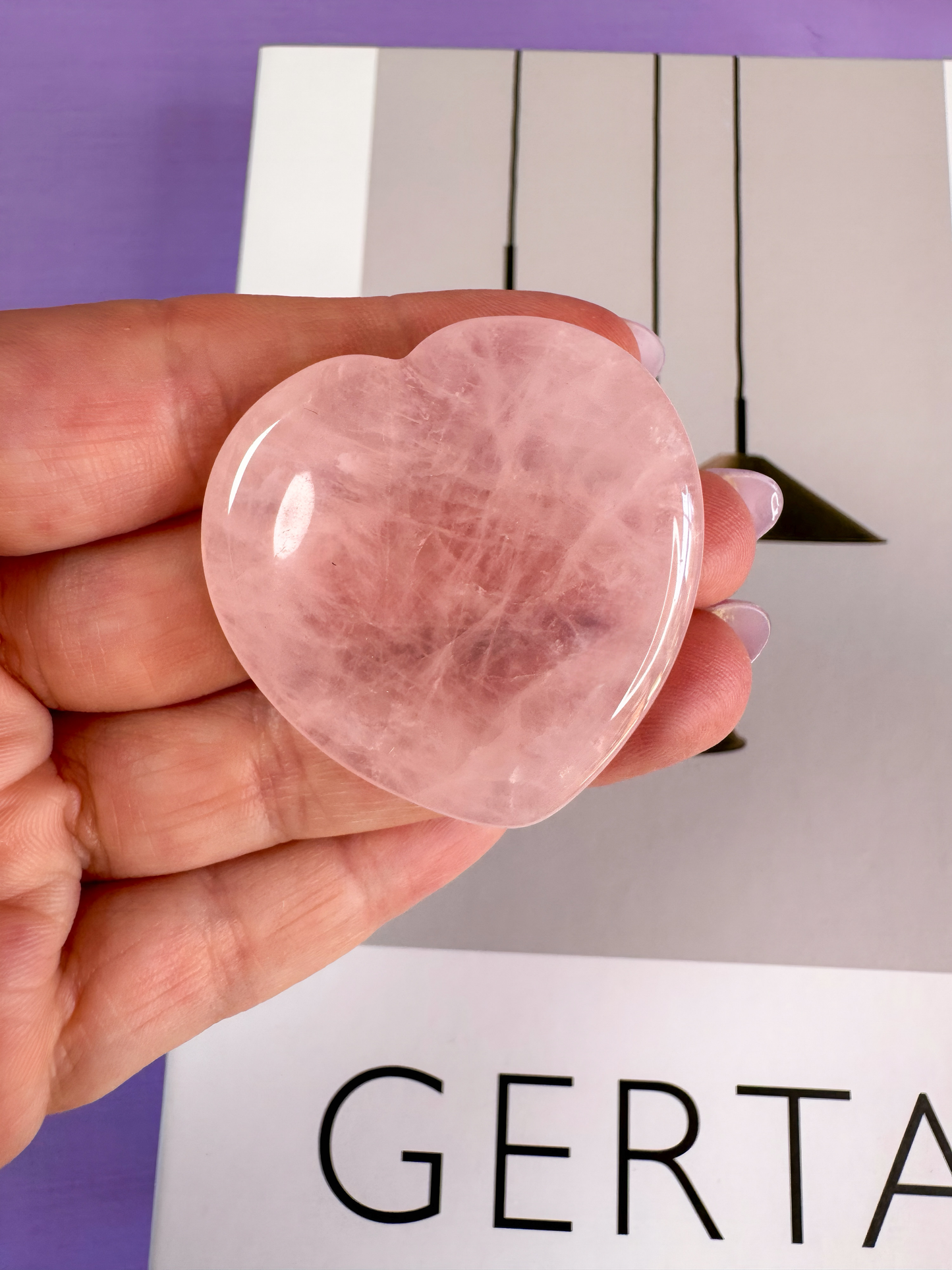 Rose Quartz Worry Stone To Soothe Your Soul, Open Your Heart