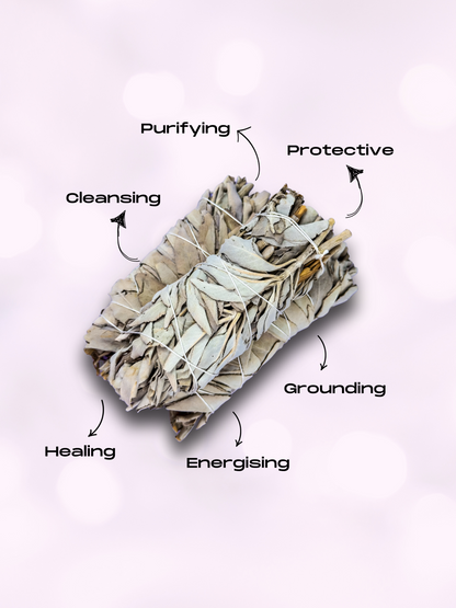 White Sage Smudge Stick To Cleanse, Protect & Refresh Your Space