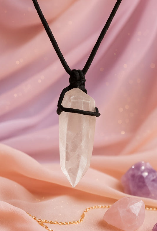 Clear Quartz Necklace To Amplify Your Energy & Elevate Your Intentions