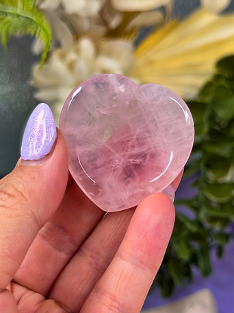 Rose Quartz Worry Stone To Soothe Your Soul, Open Your Heart